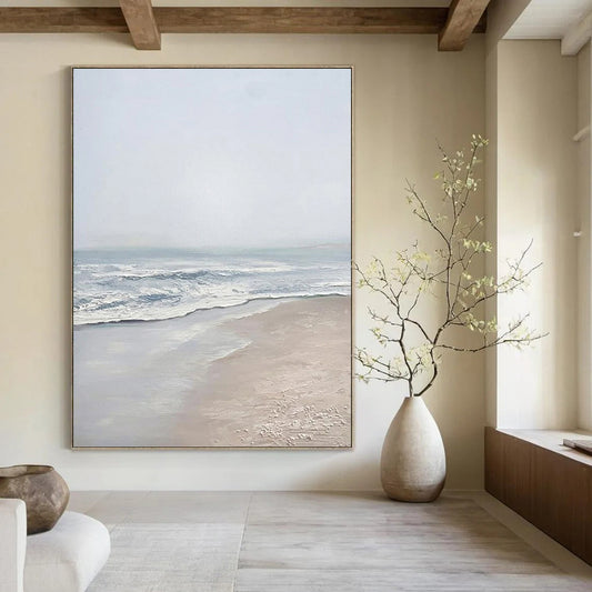 Large Custom Abstract Paintings: Textured Styles for Office & Hallway DTP310