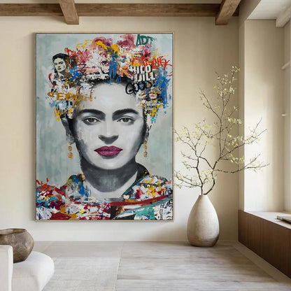 Vast Hand-Painted Abstract Wall Murals for Kitchen & Dining Nook LargeART2184