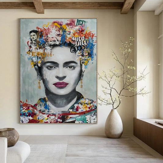 Vast Hand-Painted Abstract Wall Murals for Kitchen & Dining Nook LargeART2184