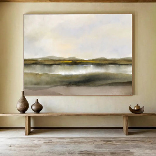 “Vibrant Reflections” Vast Abstract Wall Art for Bar & Living Room DKH361