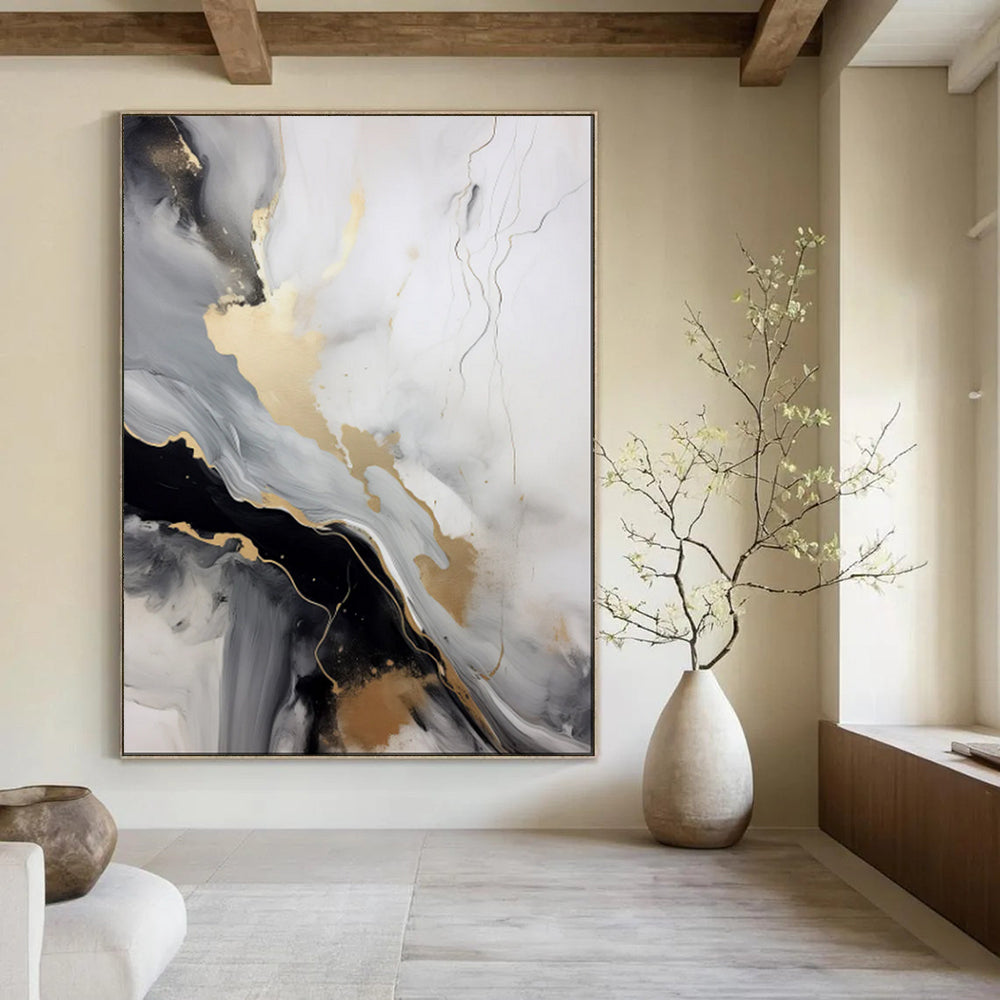 Vibrant Textured Abstract Wall Art for Bar & Event Space LargeART2065