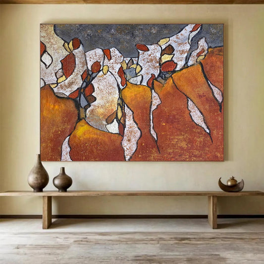 Customizable Large Abstract Art for Hallway DKH005