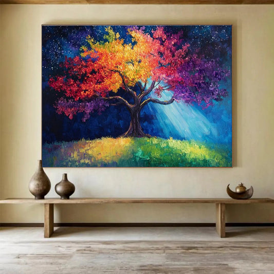 Vast Original Hand - Painted Textured Abstract Canvas for Lasting Impressions DKH813