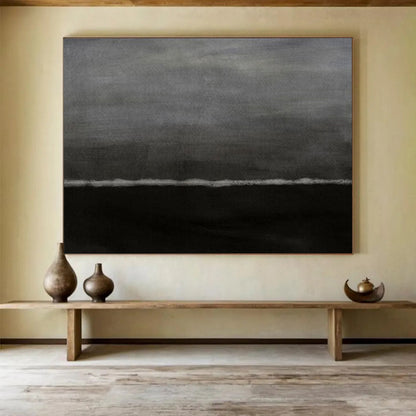 Colossal Hand-Painted Abstract Murals for Entryway & Hallway LargeART1517