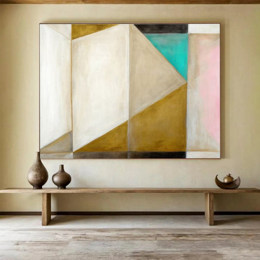“ Celestial Drift” Large - Scale Abstract Canvas for Living Room & Bedroom DKH283