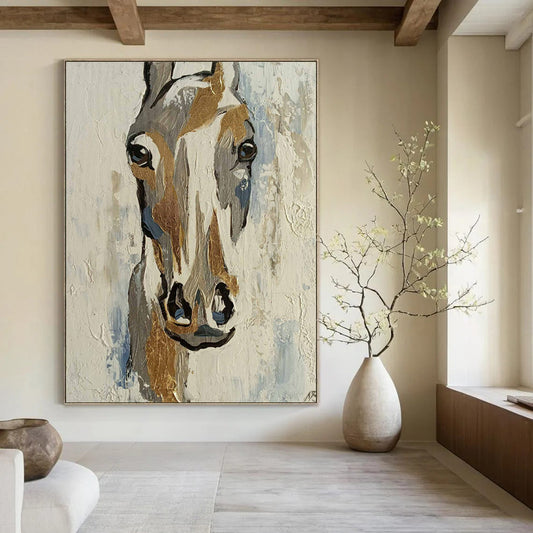 Immense Hand-Painted Abstract Wall Installations for Living Room & Foyer LargeART2186