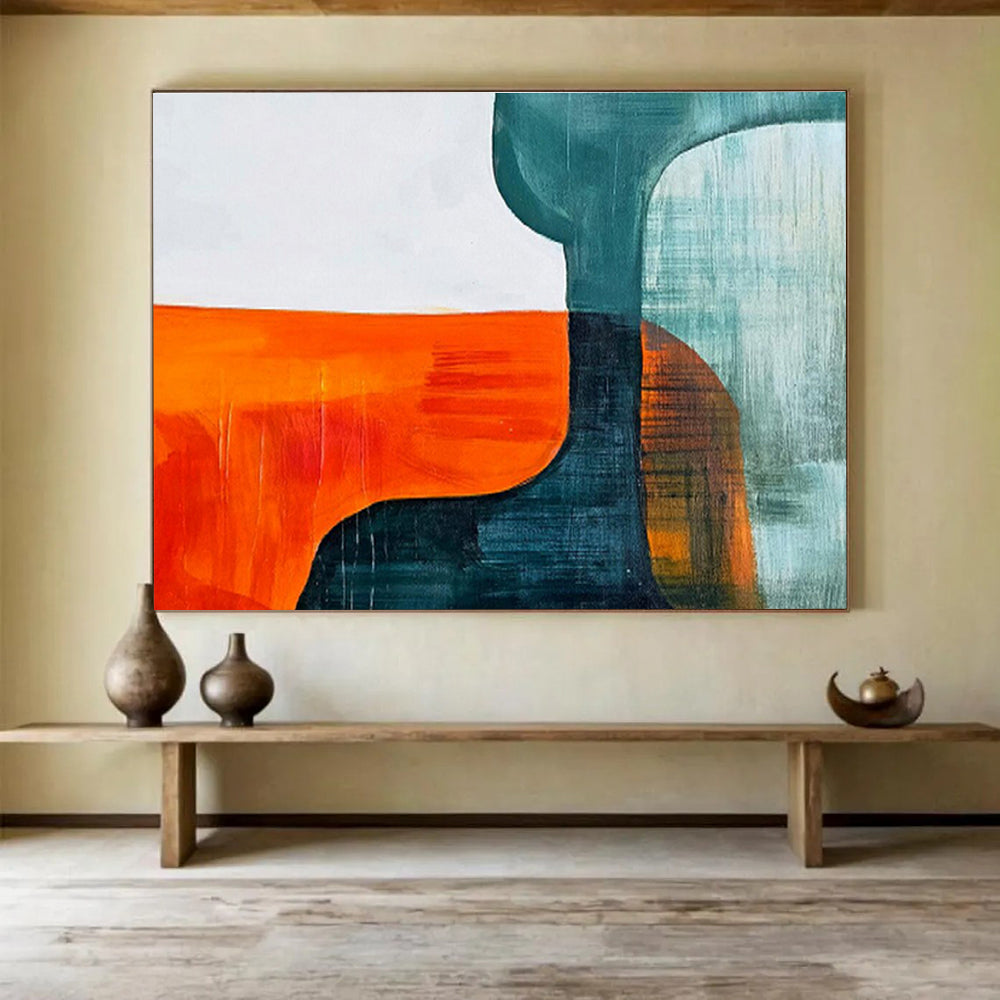 “Abstract Reveries” Oversized Abstract Mural for Hallway & Office DKH265