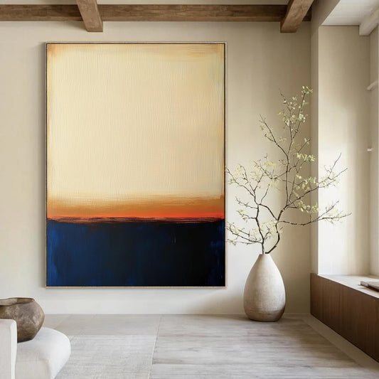 Energetic & Captivating Hand-Painted Personalized Abstract Painting for Living Room & Office LargeART1951