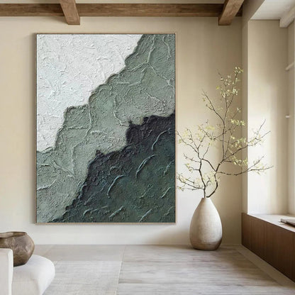 Colossal Hand - Painted Textured Abstract Canvas for Ballroom & Event Hall DKH1212
