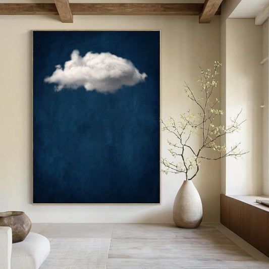 Oversized Hand-Painted Abstract Mural for Office & Hallway LargeART1918