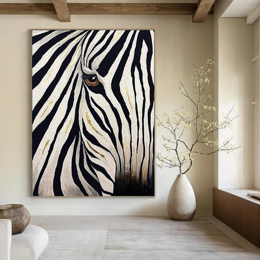 Large - Format Hand - Painted Custom Abstract Work (with Abundant Textures), for Decorating Office and Bedroom DKH1446
