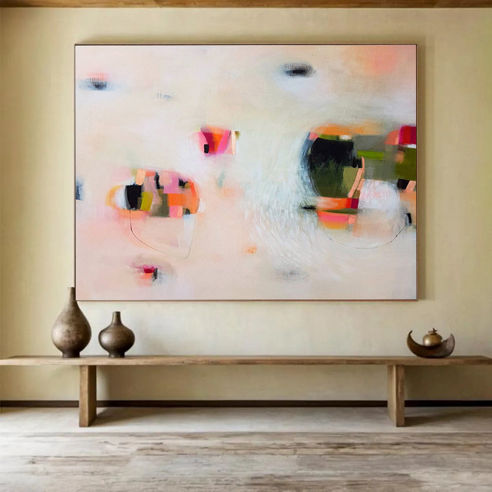 Made - to - Order Big Abstract Painting for Retail Boutique DKH034
