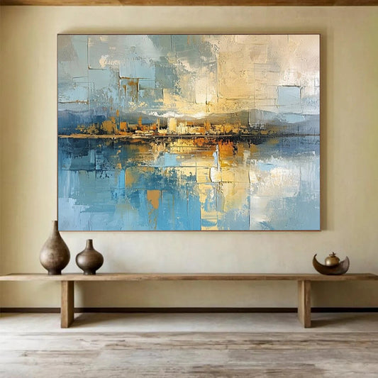 Elegant Large Abstract Wall Art for Hallway & Bar LargeART1640