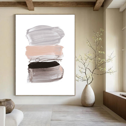 Custom Abstract Art: Big Sizes, Handmade Textures for Your Home DTP184
