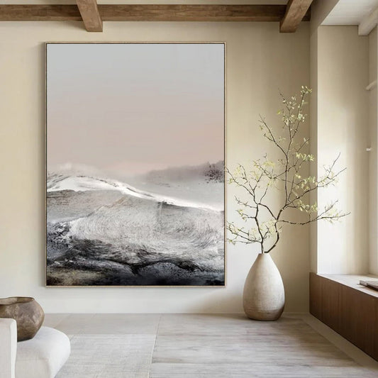 Large Hand-Painted Custom Abstract Paintings: Textures that Wow DTP162