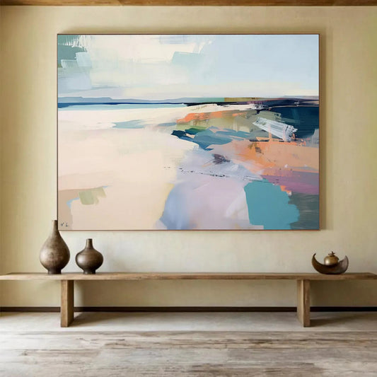 Large - Format Abstract Wall Art for Bedroom & Dining Room LargeART1544