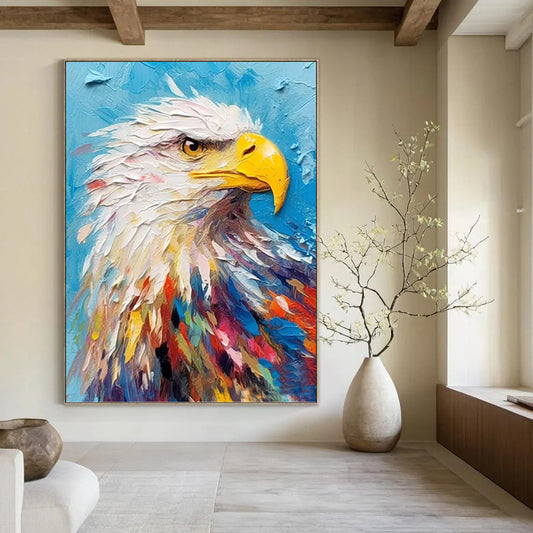 Gigantic Custom - Crafted Textured Canvas Abstract for Hotel Suite & Living Room DKH1060