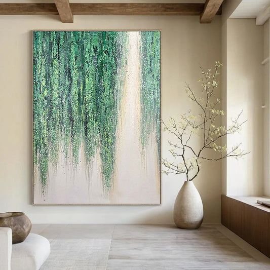 Jumbo - Proportioned Hand - Painted Textured Custom Abstract Rhapsody, for Office and Hallway DKH1506