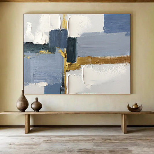 “ Mystic Weave” Large - Scale Abstract Canvas for Living Room & Bedroom DKH311