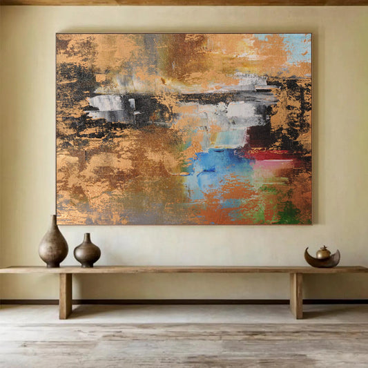Massive Custom Abstract Wall Decor for Museum DKH019