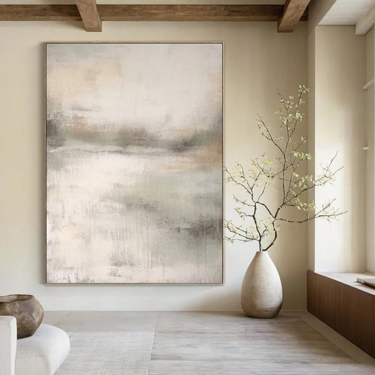 Large Vertical Custom Abstract Hand - Painted Masterpiece for Bar and Hallway DKH1668
