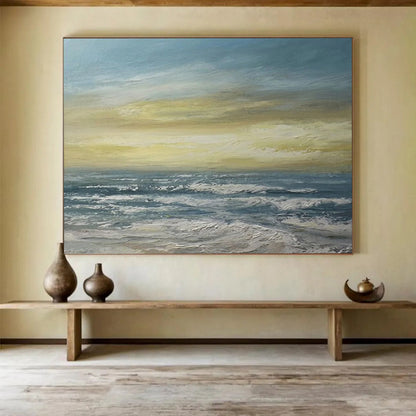 Golden Sunset Seascape - Warm Dining Room Centerpiece DLZ033
