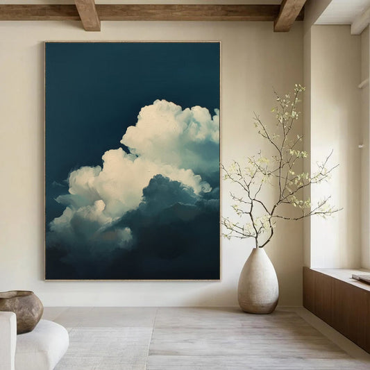 Extra - Vast Hand - Painted Custom Abstract Painting for Living Room and Office DTP015