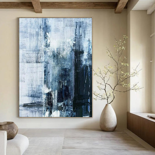 Enormous-Sized Hand-Painted Abstract Installations for Bar & Hotel LargeART2343