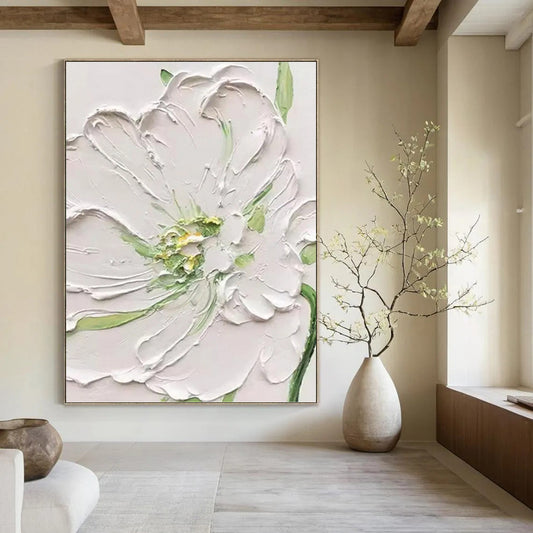 Enchanting Hand - Painted Textured Abstract on Canvas for Dining Room & Entryway DKH1398