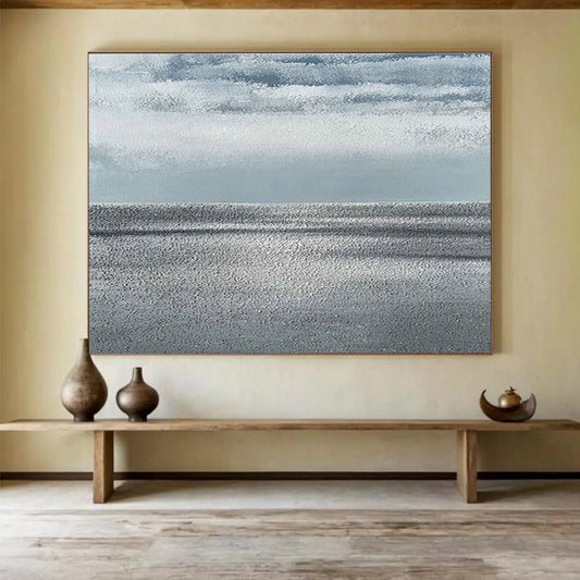 Grand Hand - Painted Textured Abstract Canvas for Focal Decor Statements DKH749