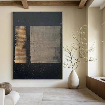 Hand-Painted Large Custom Abstract Paintings for Bar & Entryway DTP307