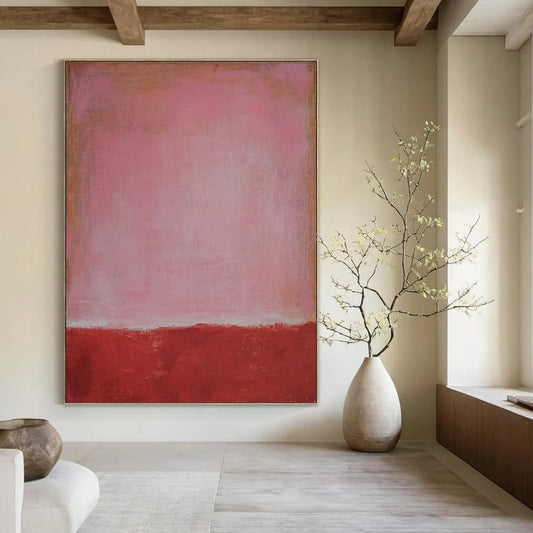Enormous Hand-Painted Abstract Installations for Bar & Entryway LargeART2321