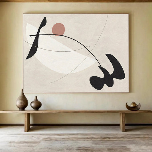 Extensive Hand - Crafted Textured Abstract Canvas for Dynamic Interiors DKH738