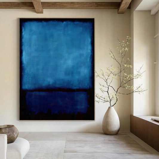 Expressive & Vivid Hand-Painted Custom Abstract Painting for Bedroom & Living Room LargeART1943