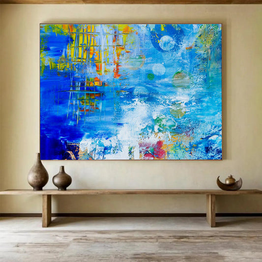 Gigantic Abstract Artwork for Living Room & Dining Room DKH439