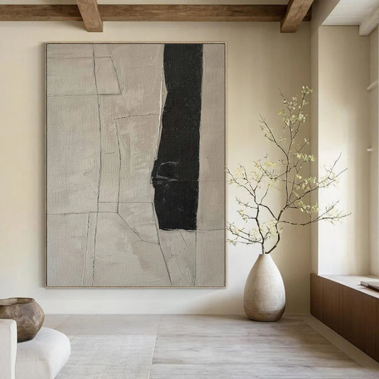 Designer - Crafted Gem: Hand - Painted Textured Canvas Painting for Bar & Living Room DKH1158