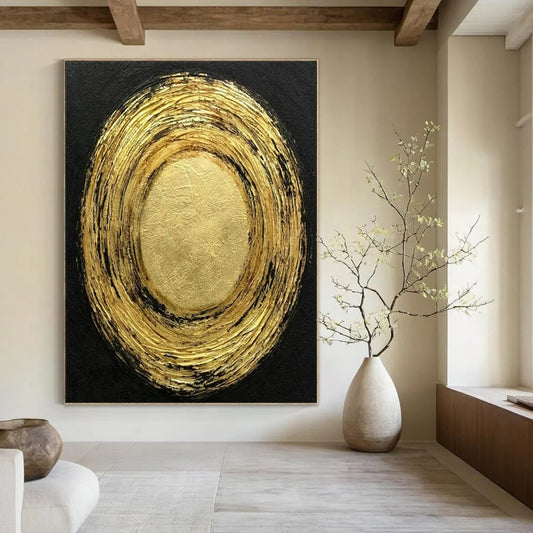 Vast-Scale Hand-Painted Abstract Wall Art for Dining Room & Hotel LargeART2330