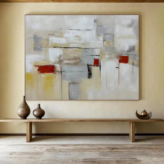 Vast Handmade Textured Abstract Wall Mural for Artistic Elevations DKH750
