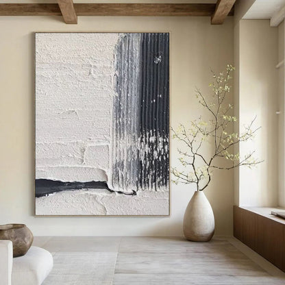 Veined Textures: Titanic Custom Abstract Canvas for Office and Entryway DTP147