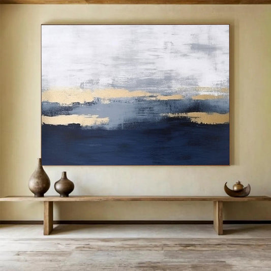 Vast Hand - Painted Textured Abstract Canvas for Lasting Impressions DKH786