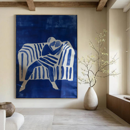 Dynamic & Movement-Filled Abstract Canvas Art for Bar & Hotel LargeART2036