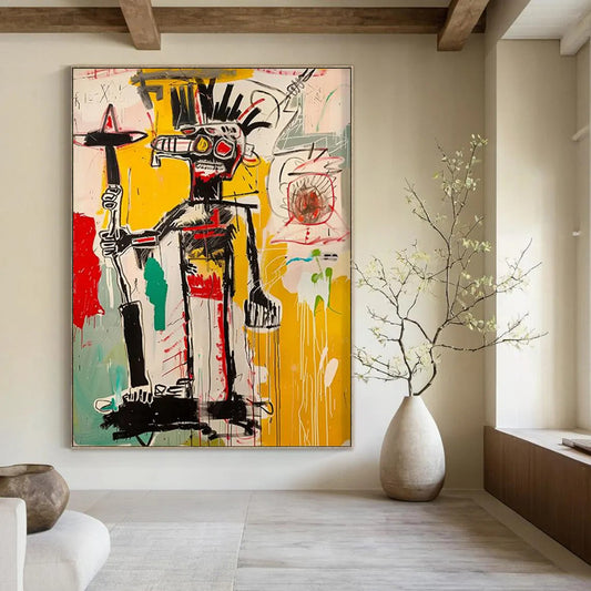 Coral Currents: Grand - Sized Hand - Painted Custom Abstract Canvas for Office and Bar DTP103