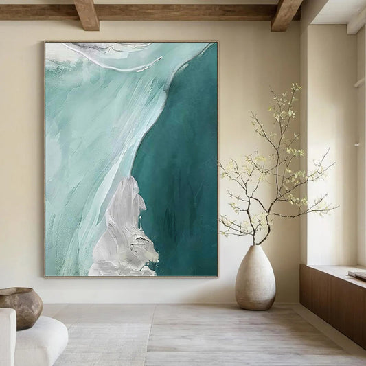 Mesmerizingly Immense Hand - Painted Textured Abstract Art for Office & Dining Room DKH1236