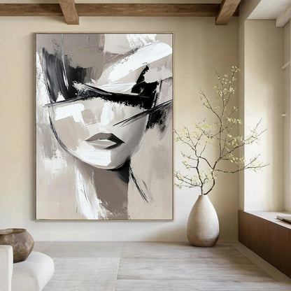 Tremendous Hand-Painted Abstract Art for Bedroom & Meditation Room LargeART2193