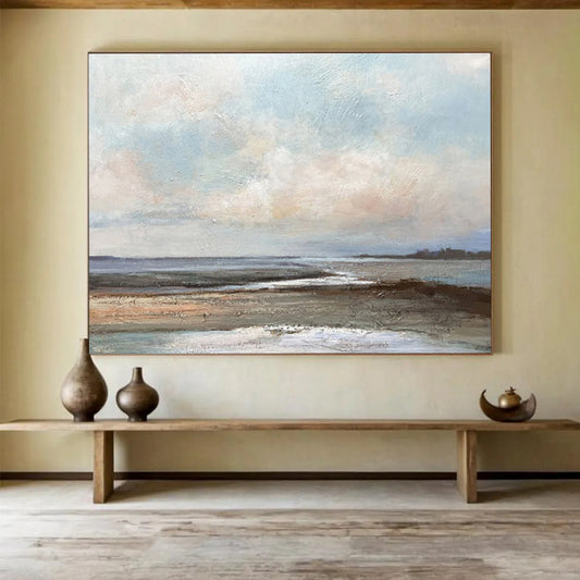 Oversized Textured Hand - Crafted Abstract Artwork for Engaging Decor DKH755