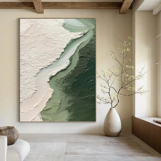 Dynamic Hand - Painted Textured Abstract Painting on Canvas for Bedroom & Office DKH1382