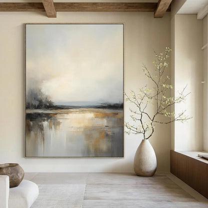 Desert Textured Abstract Wall Art for Living Room & Sunroom LargeART2091