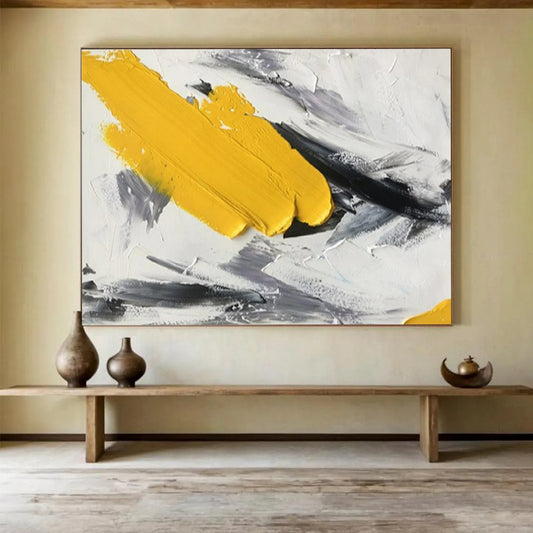 Enormous Hand-Painted Abstract Canvases for Office & Bedroom LargeART1509