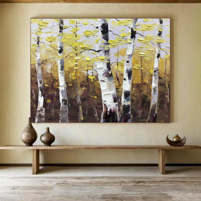 Dynamic Hand - Painted Textured Abstract Masterpiece for Bedroom & Living Room DKH626