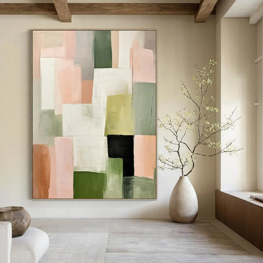 Massive Hand-Painted Abstract Artwork for Living Room & Hallway LargeART2260